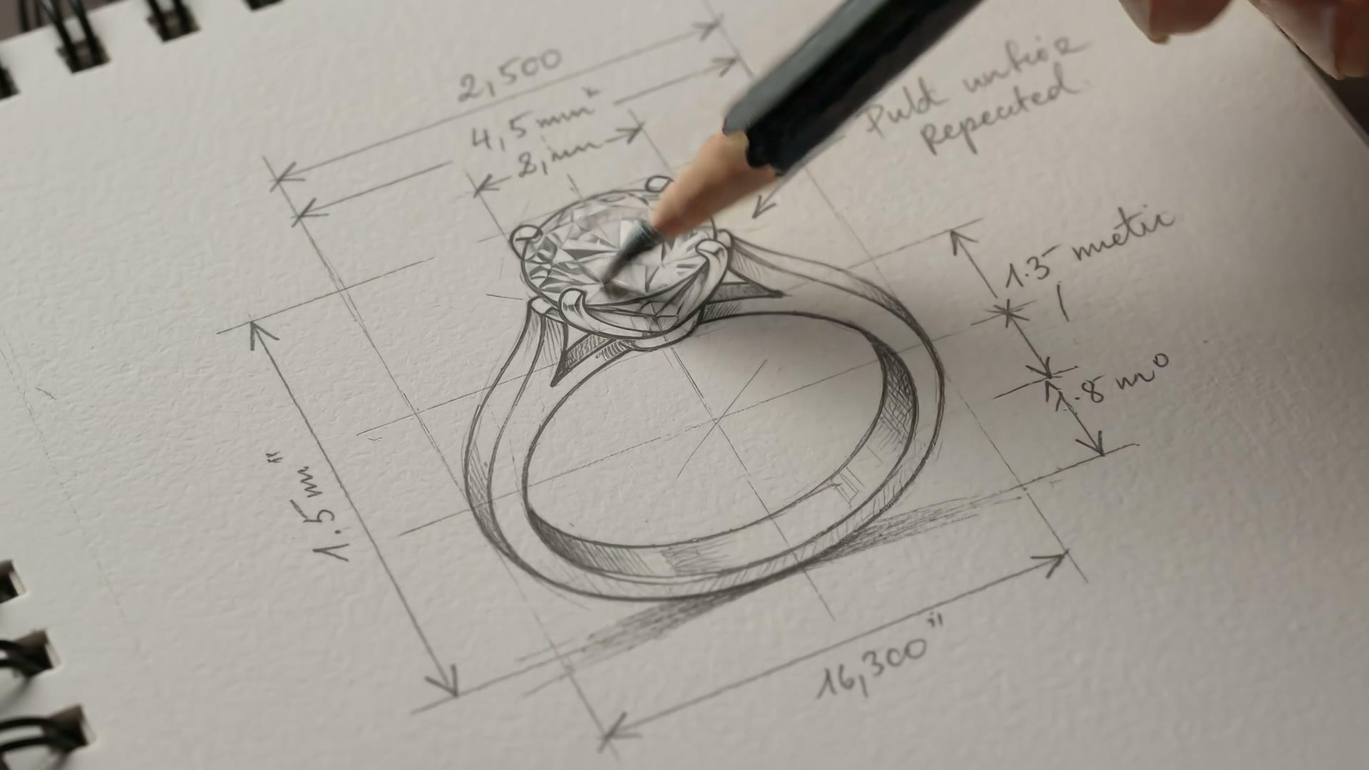 Royal blue sapphire engagement ring photographed on silk in Singapore