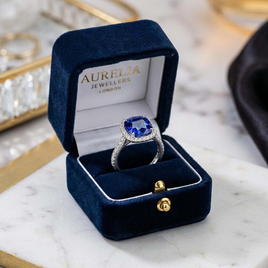 Designing a sapphire ring online in the Ceylon Gem Maison digital atelier from Singapore